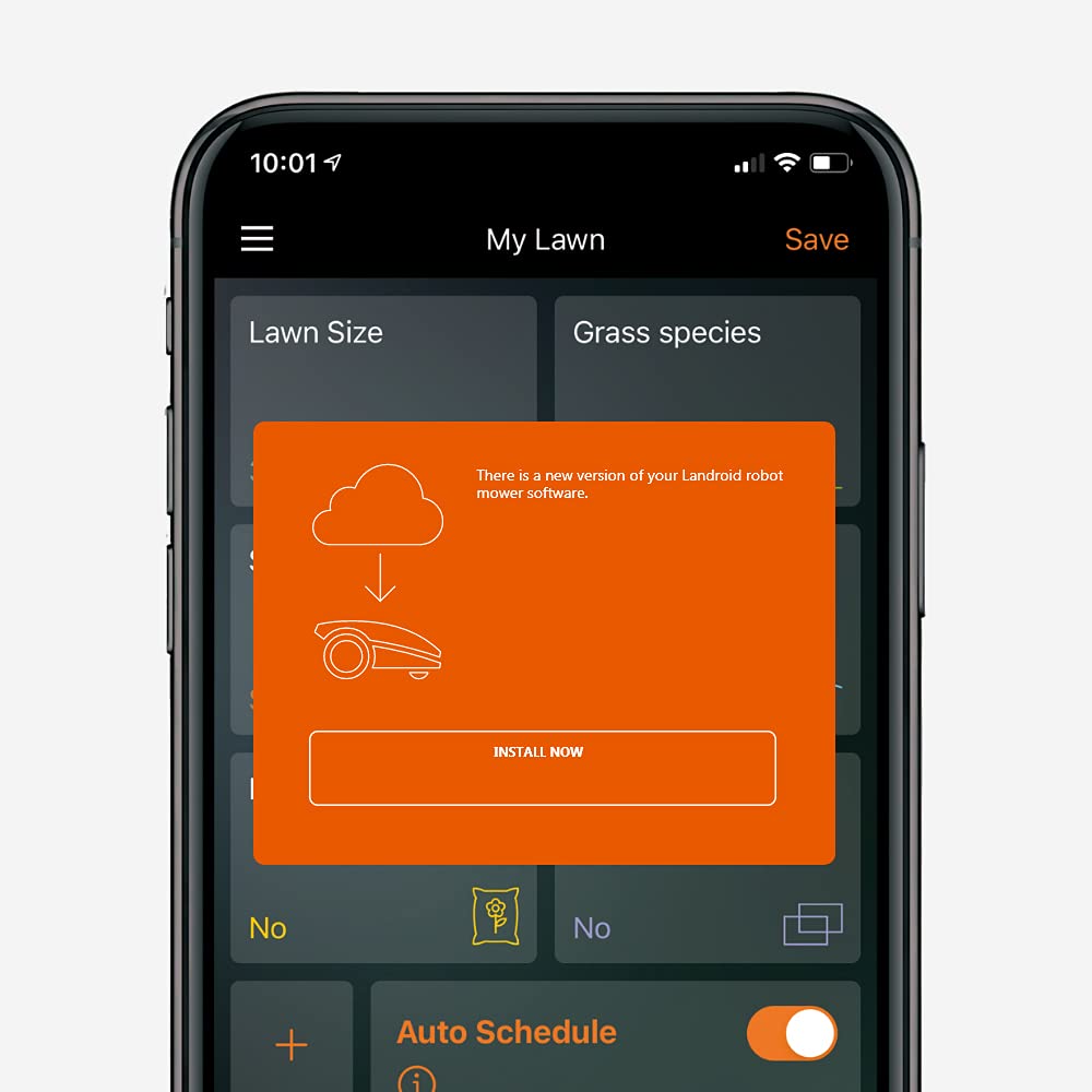 WORX Landroid WR169E Mähroboter mit Kabel, bis 300m², AIA Navigation, App Steuerung, WLAN & Bluetooth, Cut-to-Edge, 16cm