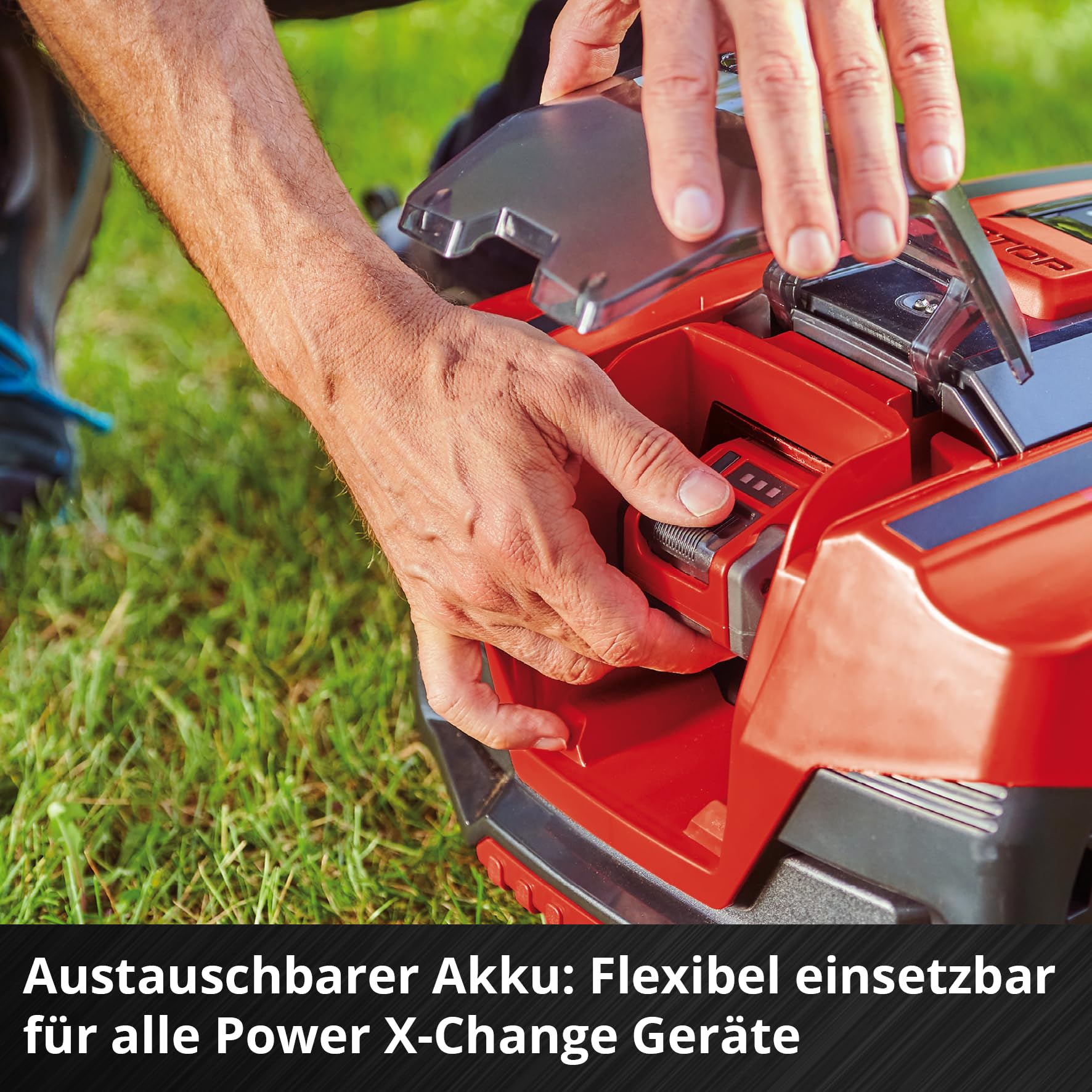 Einhell FREELEXO CAM 500 Mähroboter ohne Kabel, 18V Akku, bis 500m², 25% Steigung, 18cm Schnittbreite, inkl. 3.0Ah Akku