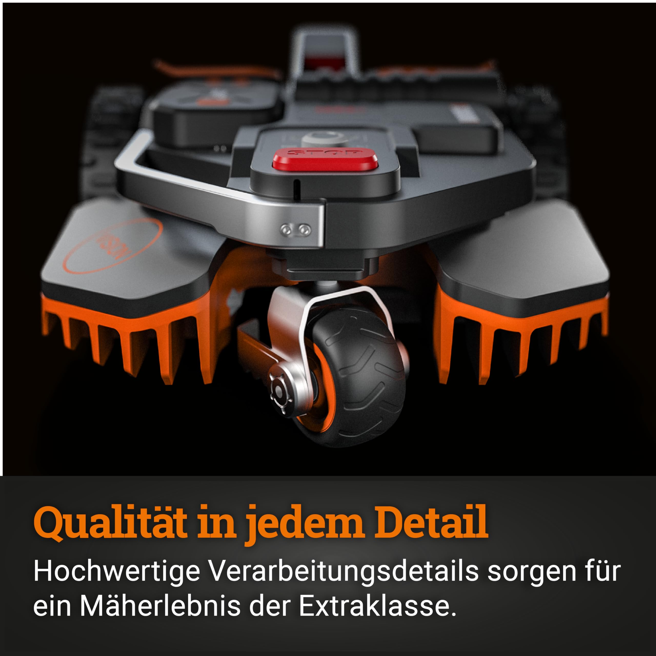 WORX Landroid Vision S250 Mähroboter ohne Kabel, bis 250m², KI Hindernisvermeidung, WLAN & Bluetooth, Igelschutz, Smart App