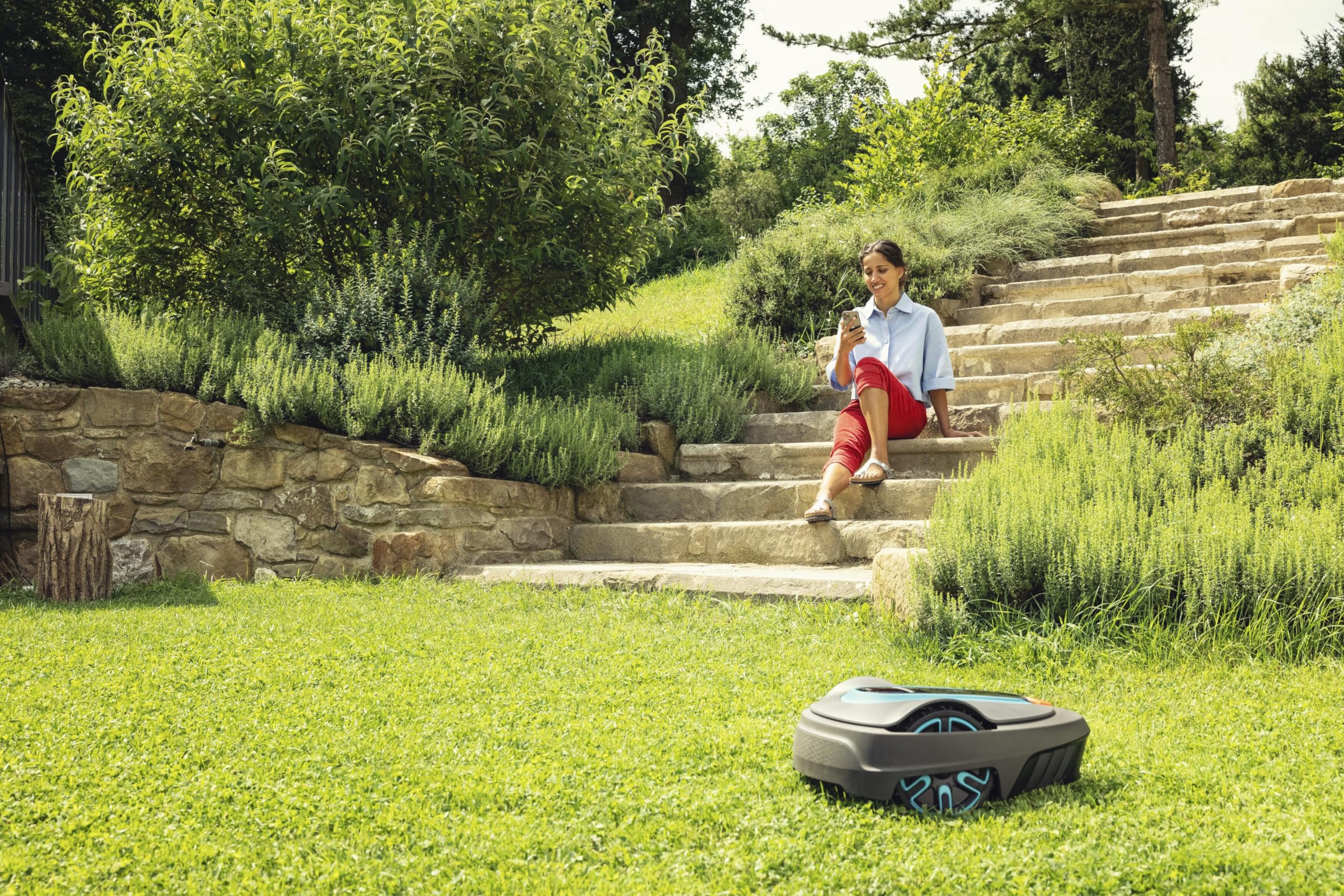 Gardena smart SILENO City 400 Mähroboter, bis 400m², AI LONA, App-Steuerung, SensorControl, 35% Steigung, inkl. Smart Gateway